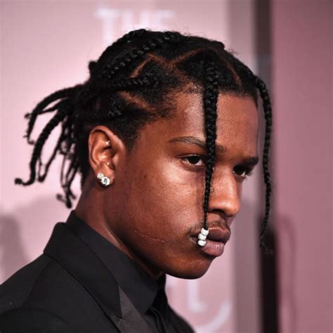 asap rocky haircut.